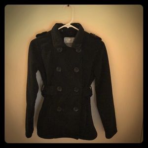 Black trench coat